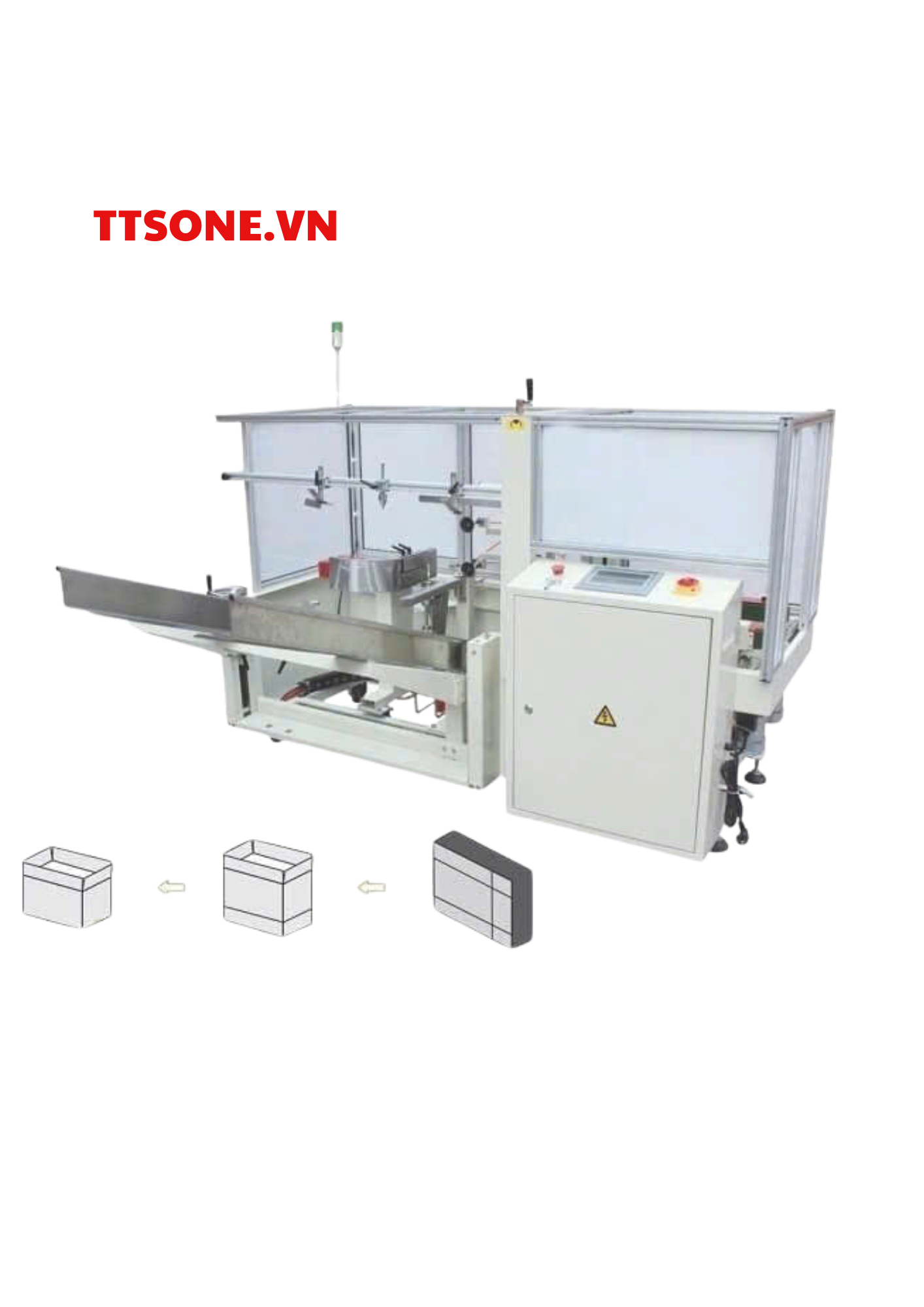 MÁY CẤP VÀ DÁN ĐÁY THÙNG CARTON - CES4035N