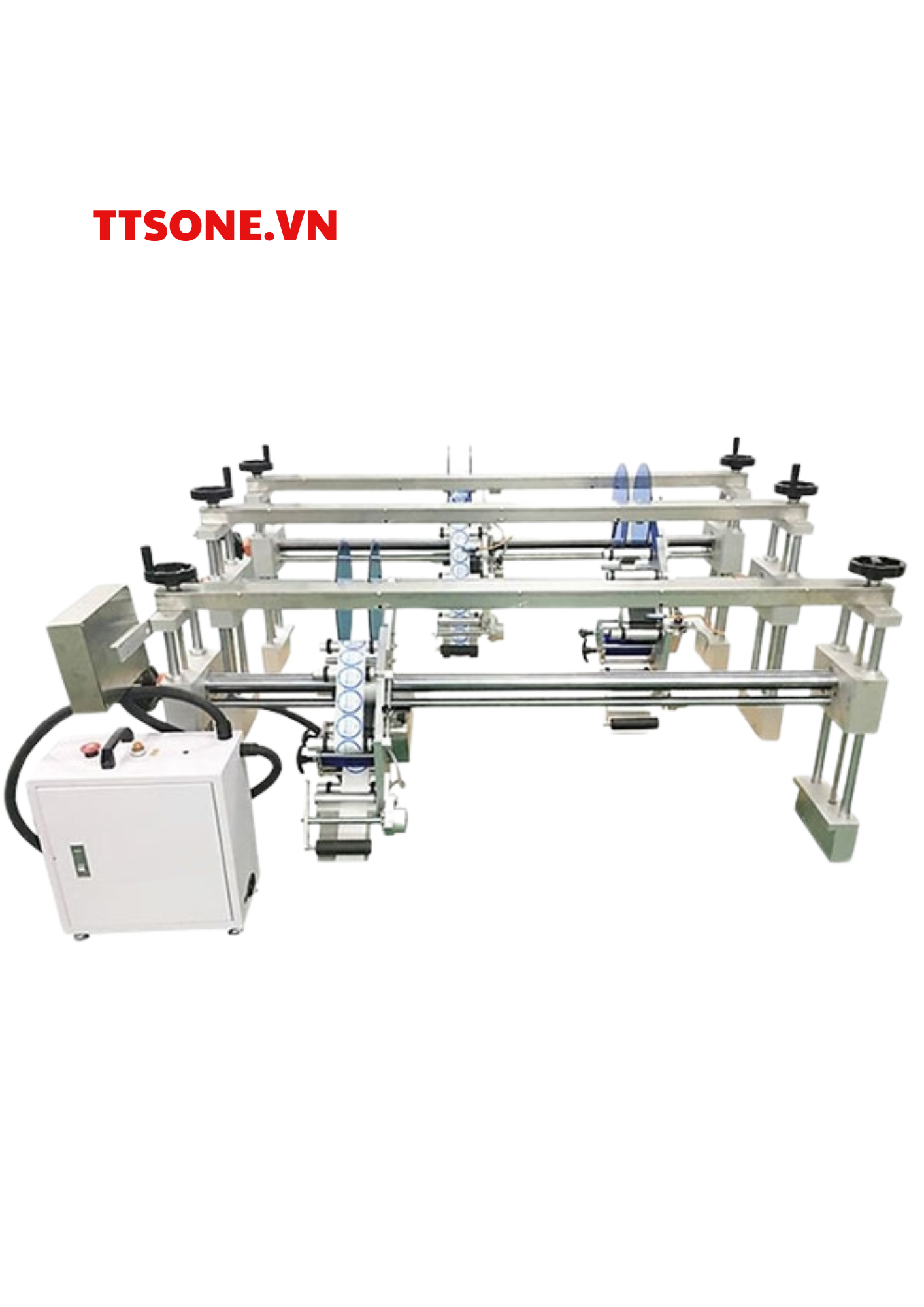 Máy dán nhãn kết hợp với dây chuyền AS - P08