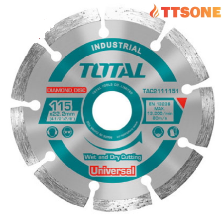 Đĩa cắt gạch khô Total TAC2111003 100x16mm