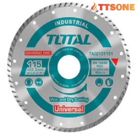 Đĩa cắt gạch khô ướt Total TAC2131003 100x16mm