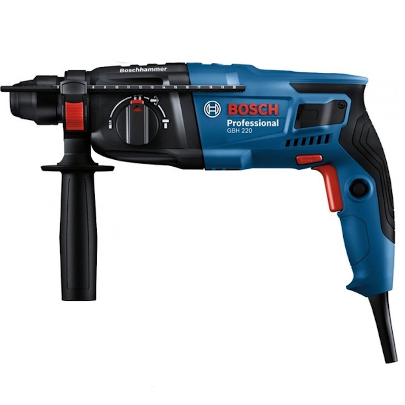 Máy khoan búa kiểu xoay dùng mũi SDS plus Bosch GBH 220 - Chính Hãng