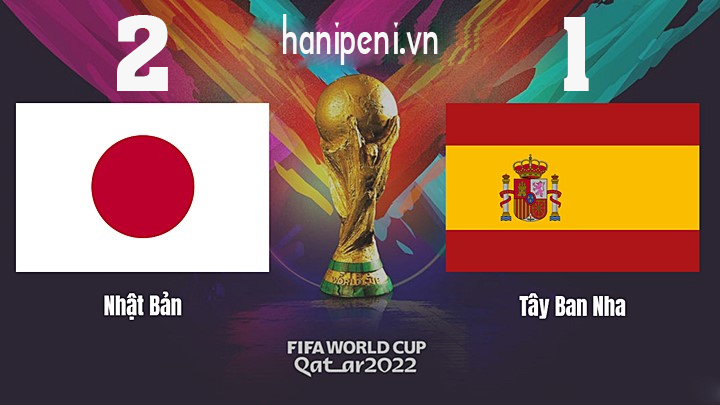 Kết quả Nhật Bản 2-1 Tây Ban Nha, World Cup 2022