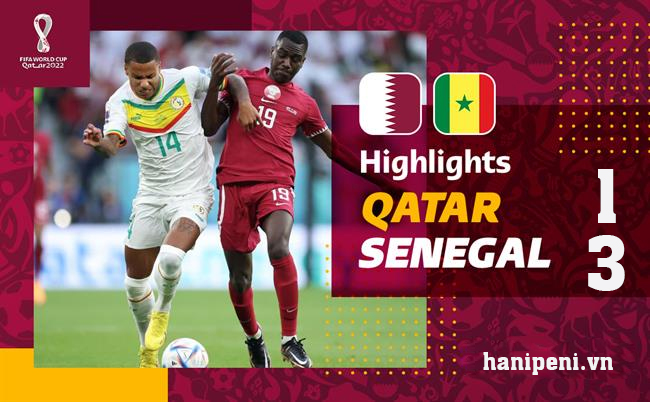 Kết quả tuyển Qatar 1-3 Senegal, World Cup 2022