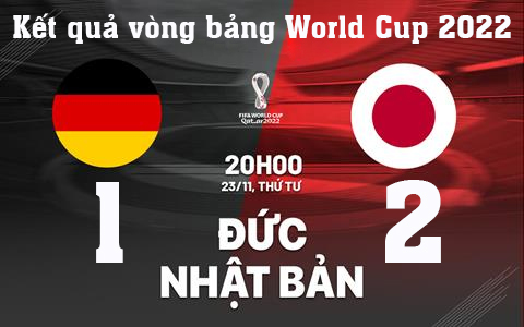 Kết quả tuyển Đức 1-2 Nhật Bản, World Cup 2022
