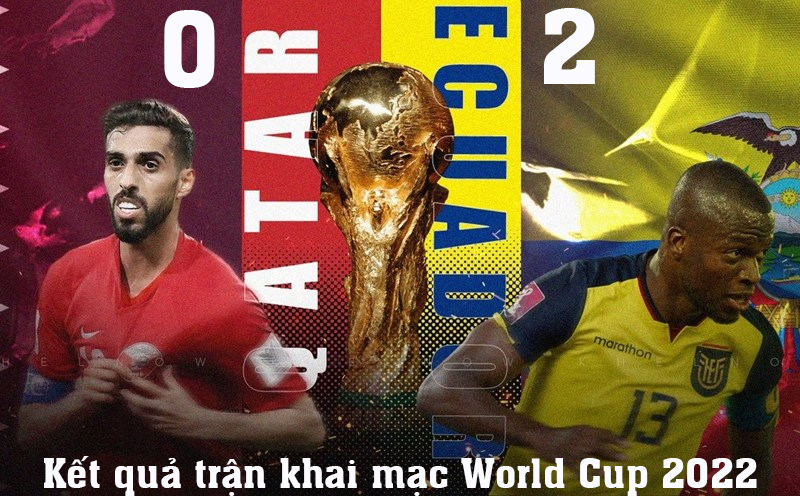 Kết quả trận Qatar 0-2 Ecuador, World Cup 2022: Người hùng Enner Valencia