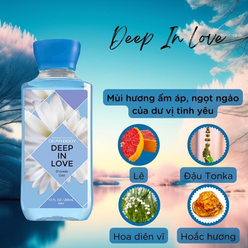 Sữa Tắm Nước Hoa Nữ Dear Body Shower Gel 295Ml | Hani Peni