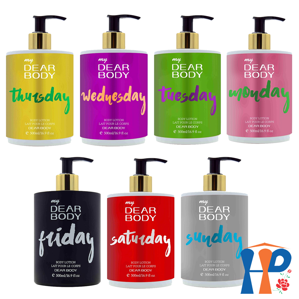 Sữa Dưỡng Thể Nước Hoa Nữ DEAR BODY Weeks Body Lotion 500ml (for woman)