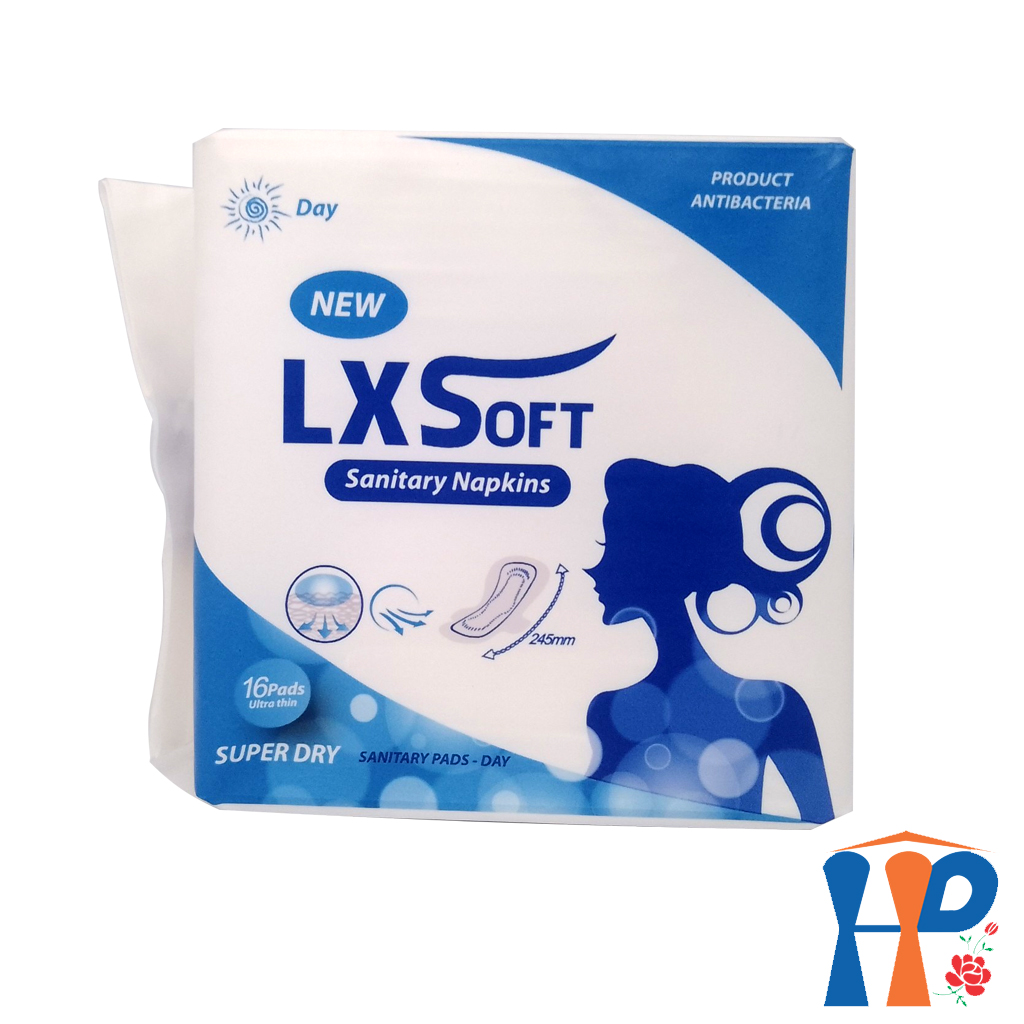 Băng Vệ Sinh LXSoft Sanitary Napkins (cao cấp không mùi, mặt bông thoáng khí, chống trào ngược)