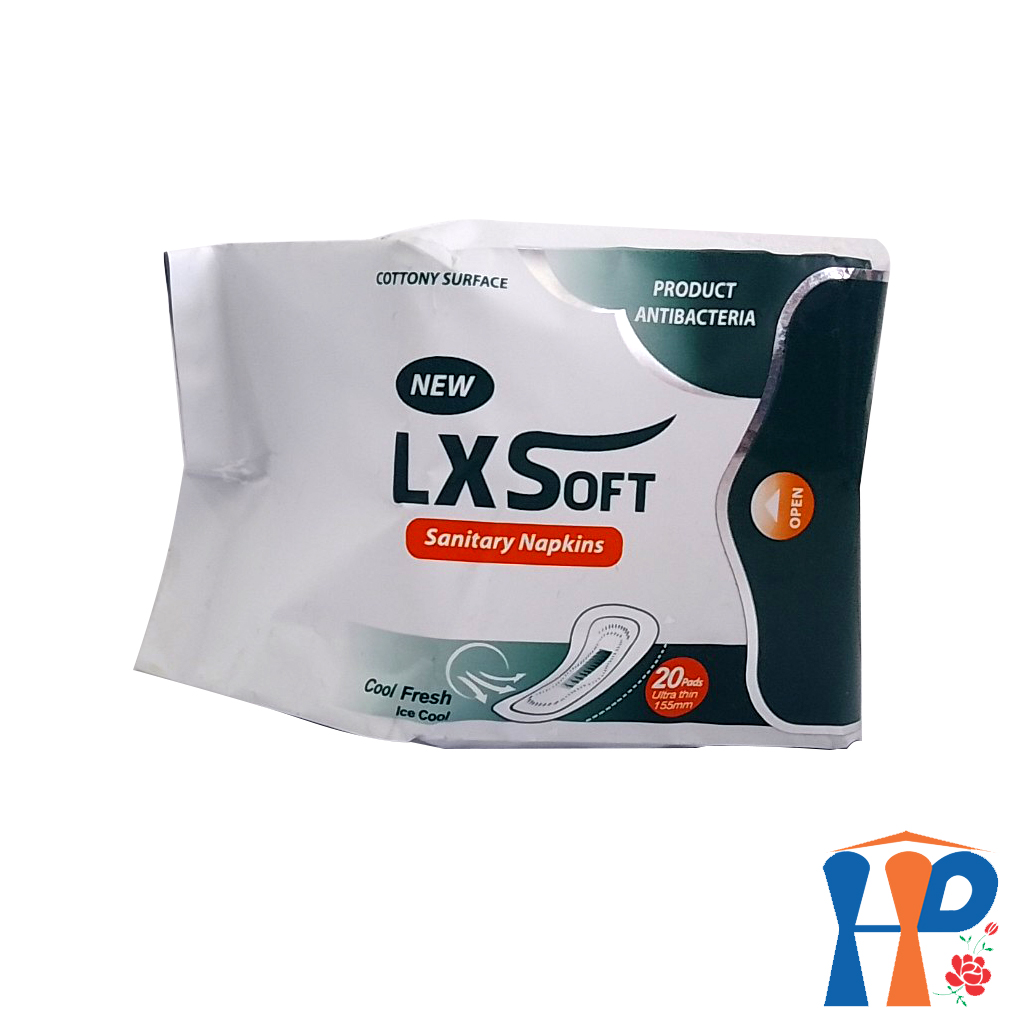 Băng vệ sinh LXSoft Fresh Ice Cool Cottony Surface Sanitary Napkins (bạc hà mát lạnh, thoáng khí, siêu thấm hút)