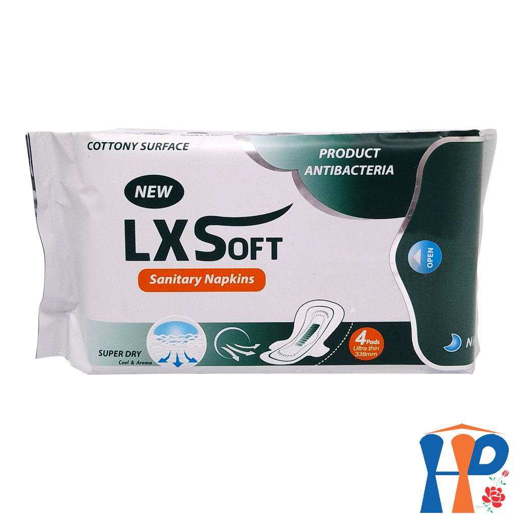 Băng vệ sinh LXSoft Fresh Ice Cool Cottony Surface Sanitary Napkins (bạc hà mát lạnh, thoáng khí, siêu thấm hút)