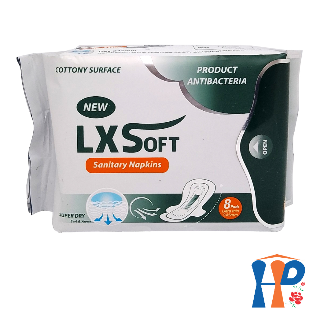 Băng vệ sinh LXSoft Fresh Ice Cool Cottony Surface Sanitary Napkins (bạc hà mát lạnh, thoáng khí, siêu thấm hút)