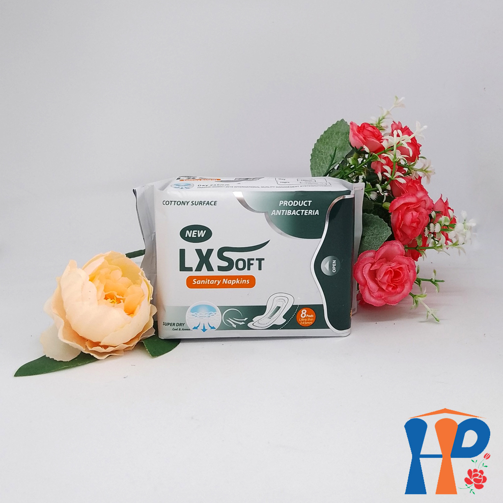 Băng vệ sinh LXSoft Fresh Ice Cool Cottony Surface Sanitary Napkins (bạc hà mát lạnh, thoáng khí, siêu thấm hút)