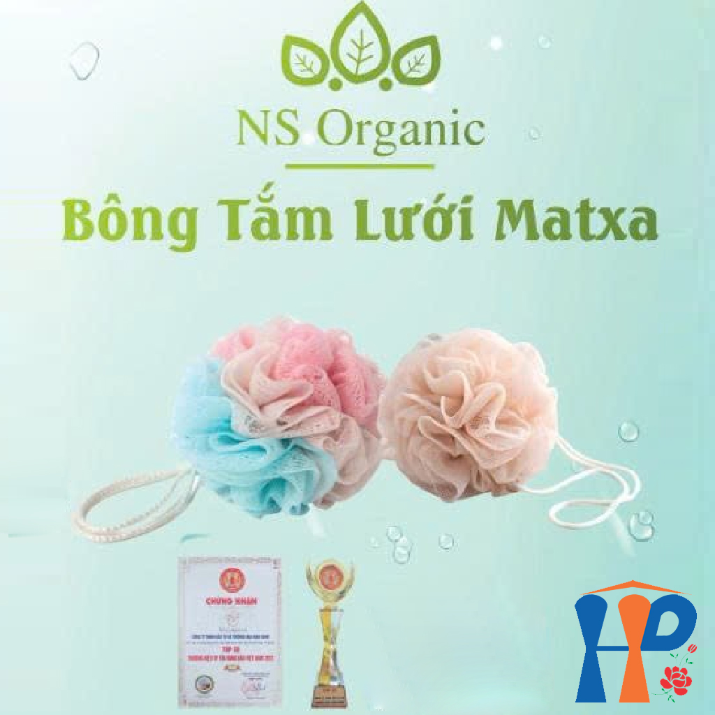 Bông tắm lưới NS Organic Massage Mesh Bath Sponge