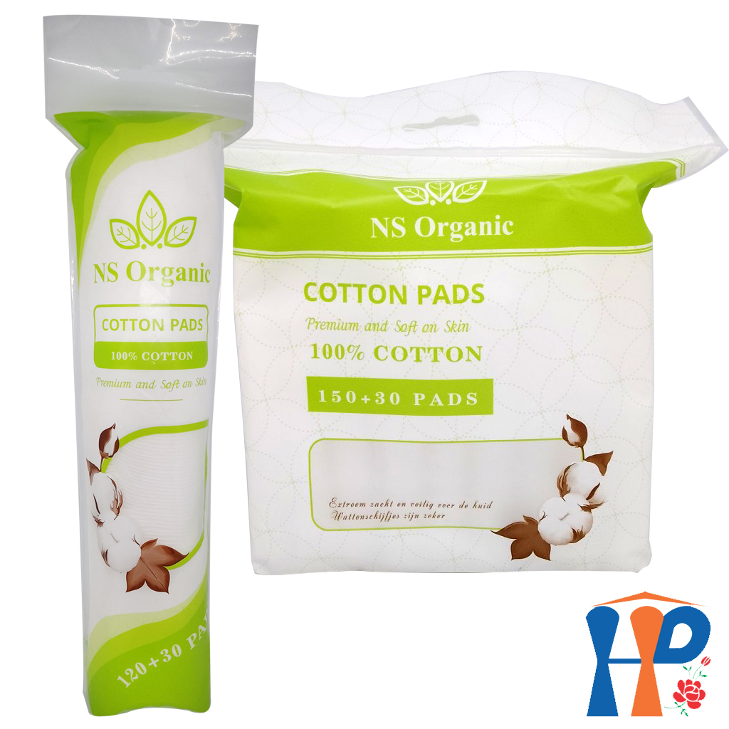 Bông tẩy trang đa năng NS Organic Premium and Soft on Skin Cotton Pads