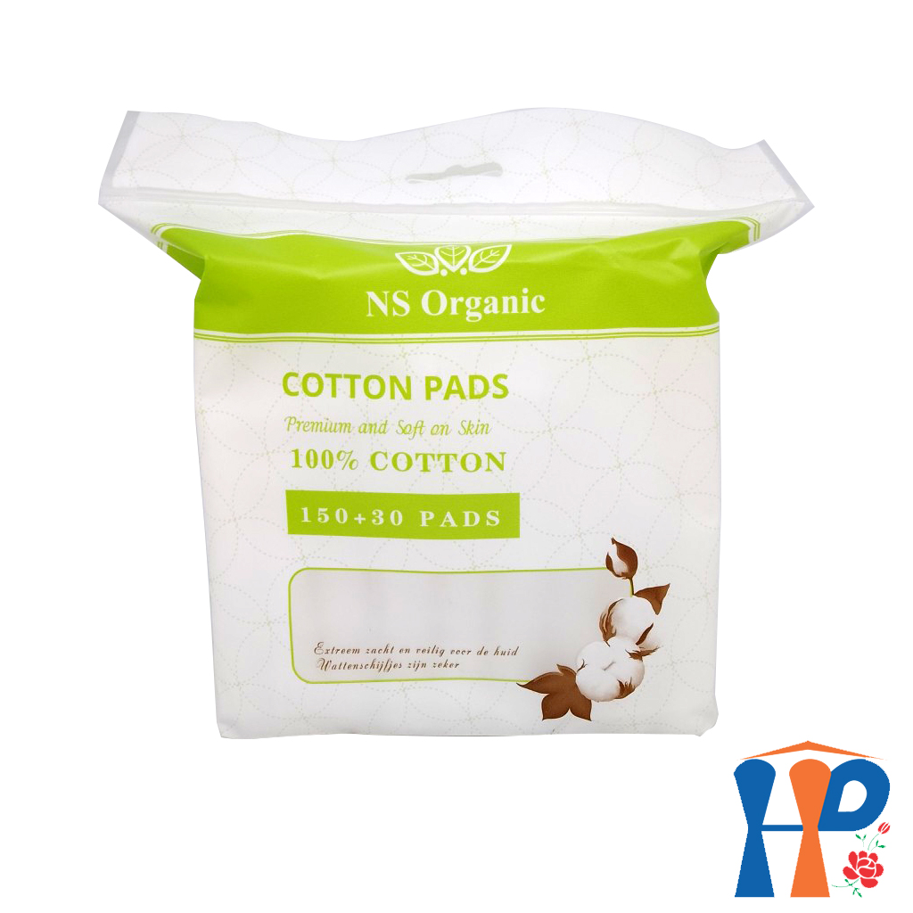 Bông tẩy trang đa năng NS Organic Premium and Soft on Skin Cotton Pads