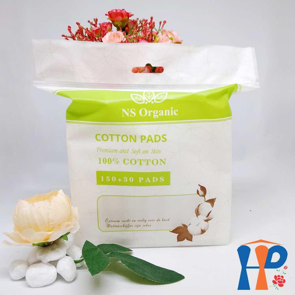 Bông tẩy trang đa năng NS Organic Premium and Soft on Skin Cotton Pads