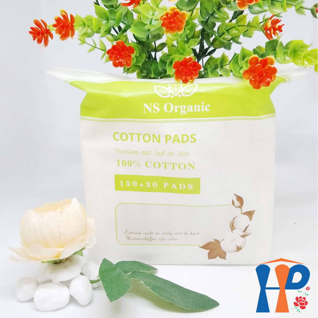 Bông tẩy trang đa năng NS Organic Premium and Soft on Skin Cotton Pads
