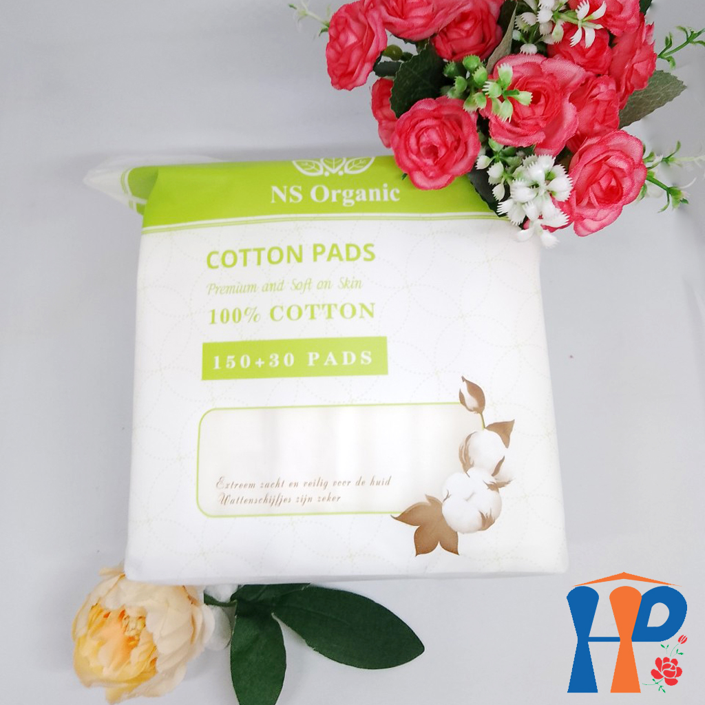 Bông tẩy trang đa năng NS Organic Premium and Soft on Skin Cotton Pads