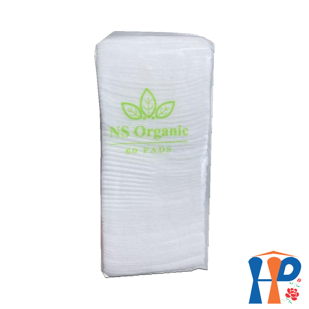 Bông tẩy trang NS Organic Premium and Soft on Skin Cotton Pads (Hà Lan)