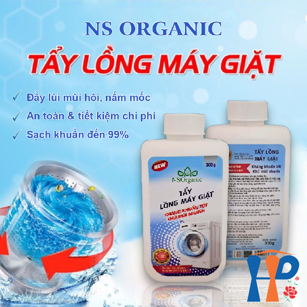 Bột Tẩy Lồng Máy Giặt NS Organic Washing Machine Drum Cleaner Powder 300g