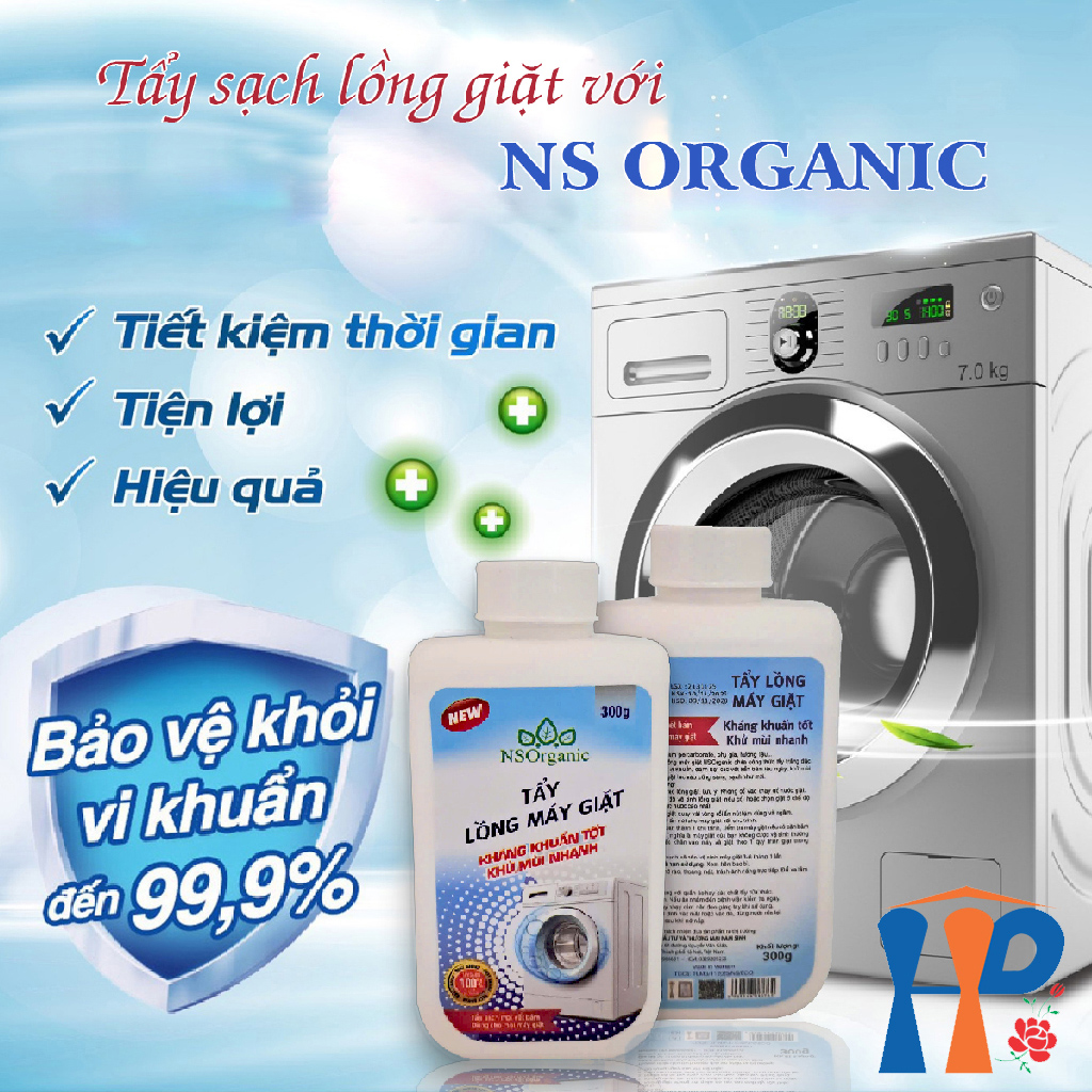 Bột Tẩy Lồng Máy Giặt NS Organic Washing Machine Drum Cleaner Powder 300g