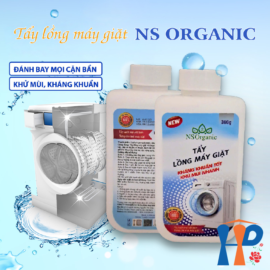 Bột Tẩy Lồng Máy Giặt NS Organic Washing Machine Drum Cleaner Powder 300g