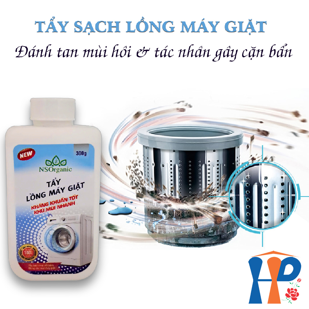 Bột Tẩy Lồng Máy Giặt NS Organic Washing Machine Drum Cleaner Powder 300g