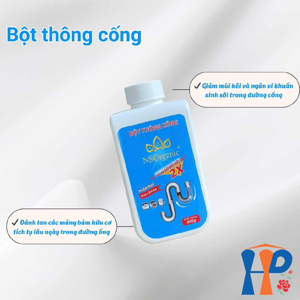 Bột thông cống NS Organic Drain Cleaning Powder 300gr
