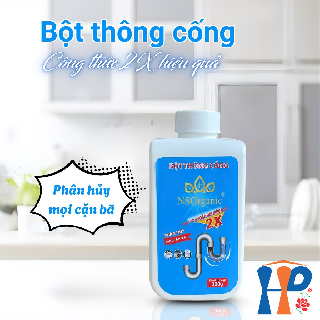 Bột thông cống NS Organic Drain Cleaning Powder 300gr