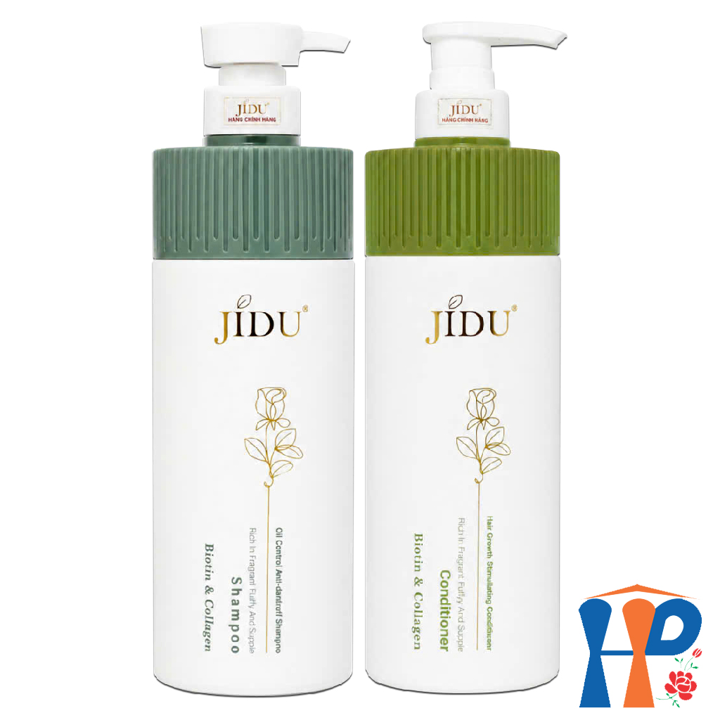 Cặp gội xả Jidu Biotin & Collagen Shampoo & Conditioner 720ml