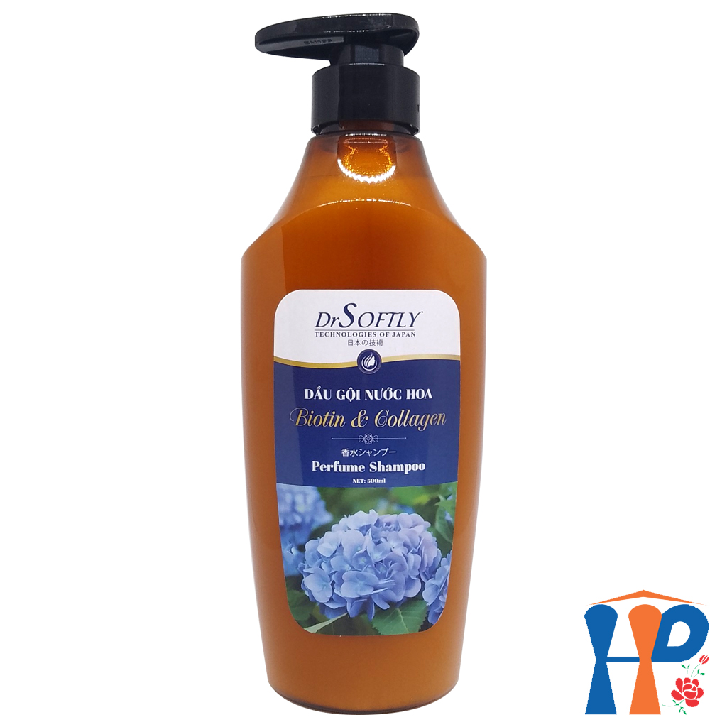 Cặp gội xả nước hoa Biotin & Collagen DrSoftly Perfume Shampoo & Conditioner 500ml