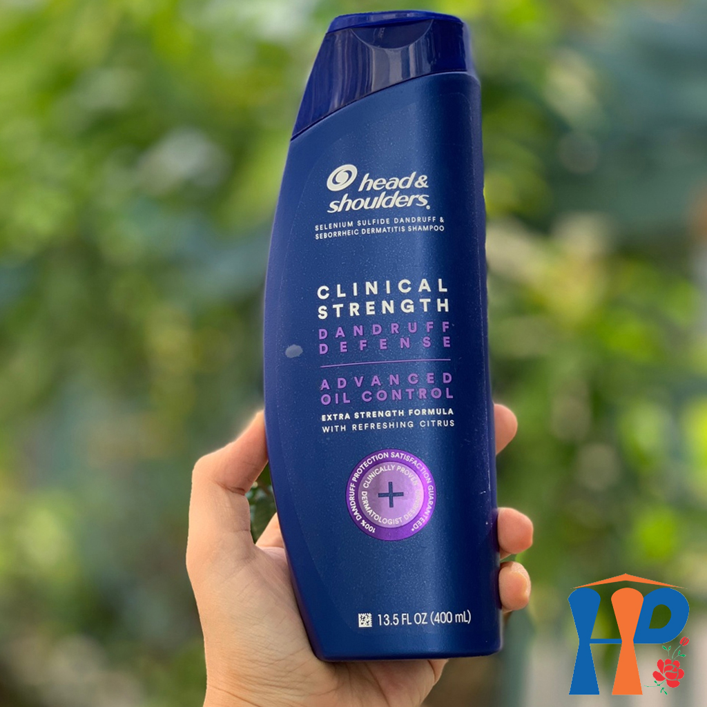 Dầu gội đặc hiệu Head & Shoulders Clinical Strength Dandruff Defense 400ml (chuyên dụng cho tóc gàu và nấm ngứa)