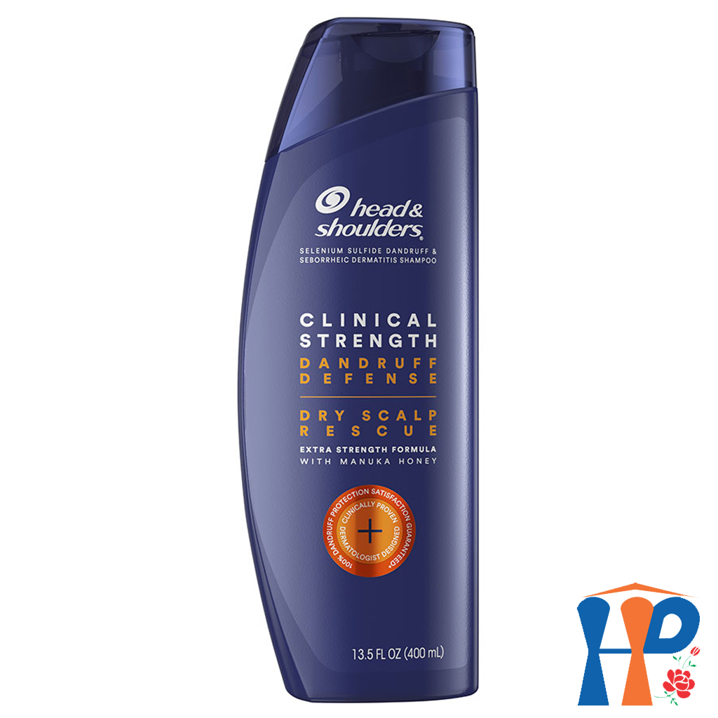 Dầu gội đặc hiệu Head & Shoulders Clinical Strength Dandruff Defense 400ml (chuyên dụng cho tóc gàu và nấm ngứa)