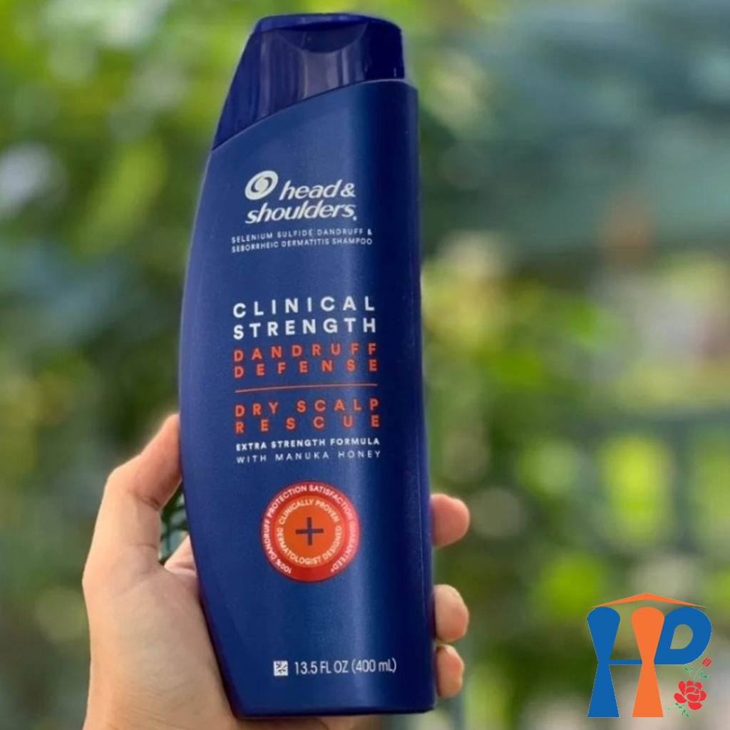 Dầu gội đặc hiệu Head & Shoulders Clinical Strength Dandruff Defense 400ml (chuyên dụng cho tóc gàu và nấm ngứa)