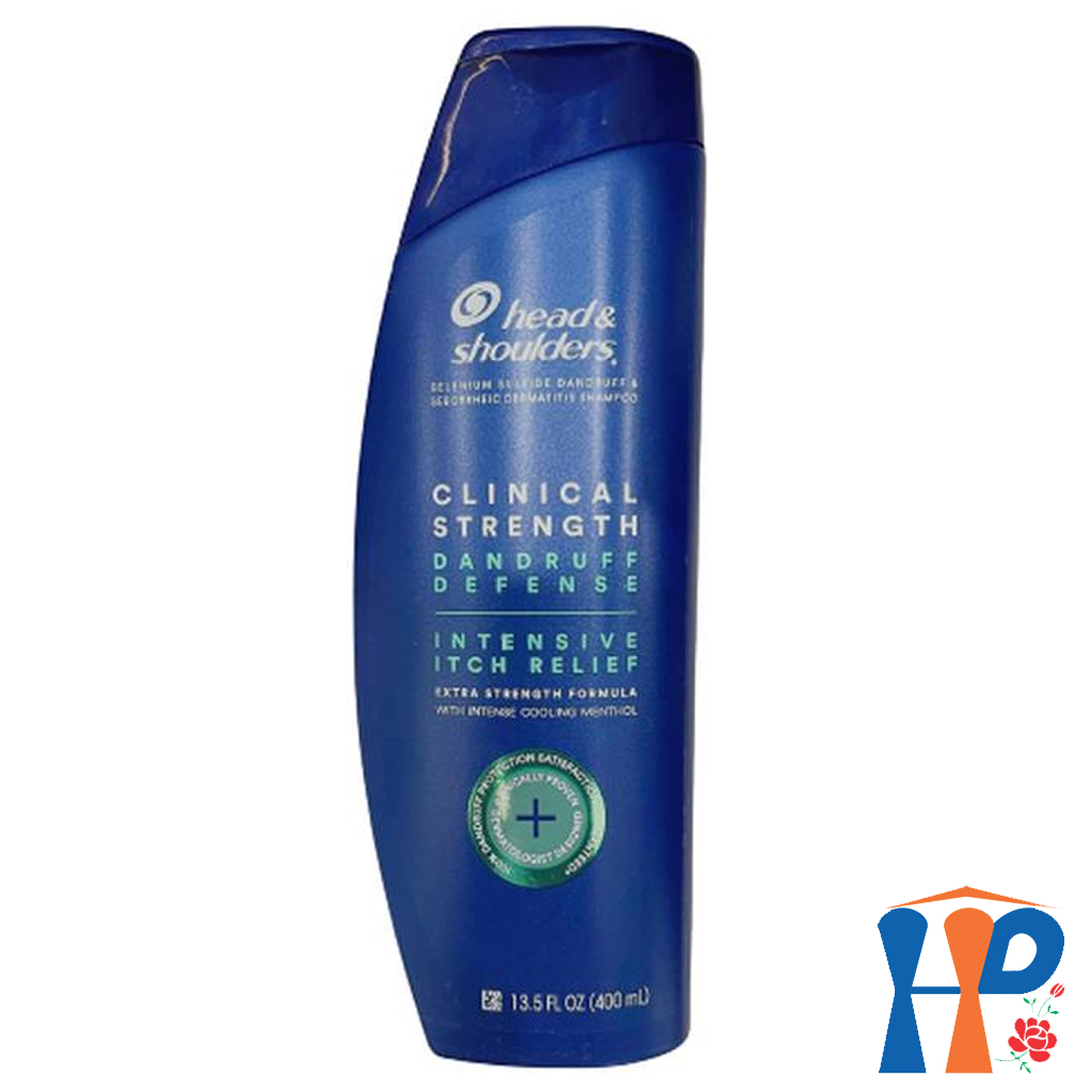 Dầu gội đặc hiệu Head & Shoulders Clinical Strength Dandruff Defense 400ml (chuyên dụng cho tóc gàu và nấm ngứa)