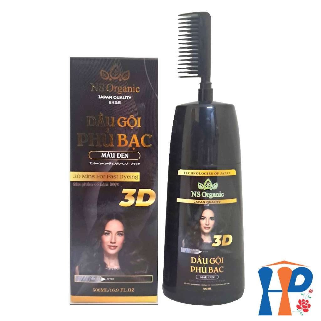 Dầu gội phủ bạc NS Organic 30 Mins For Fast Dyeing Hair Color 500ml