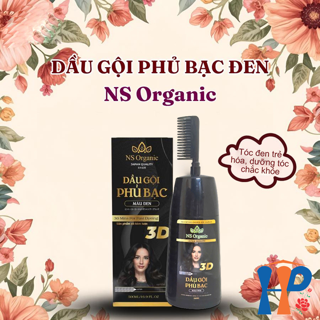 Dầu gội phủ bạc NS Organic 30 Mins For Fast Dyeing Hair Color 500ml
