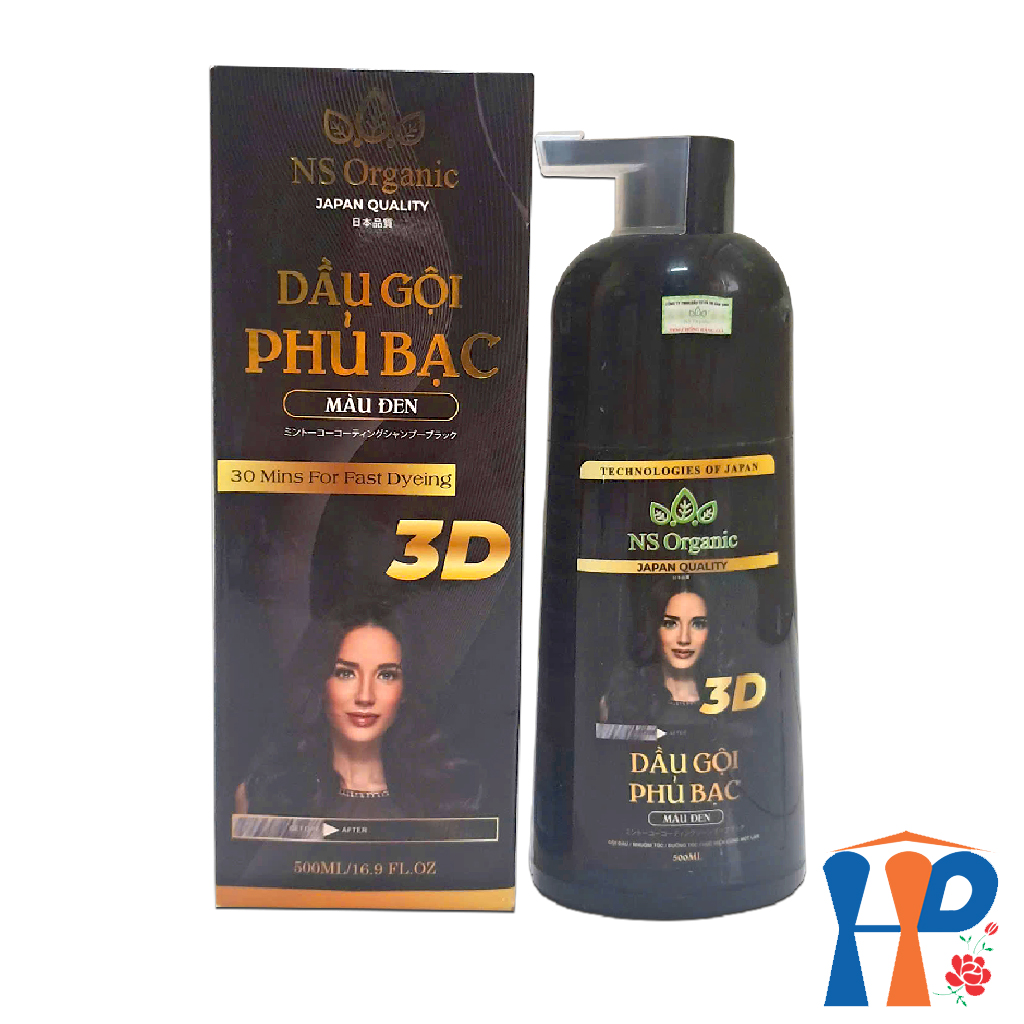 Dầu gội phủ bạc NS Organic 30 Mins For Fast Dyeing Hair Color 500ml