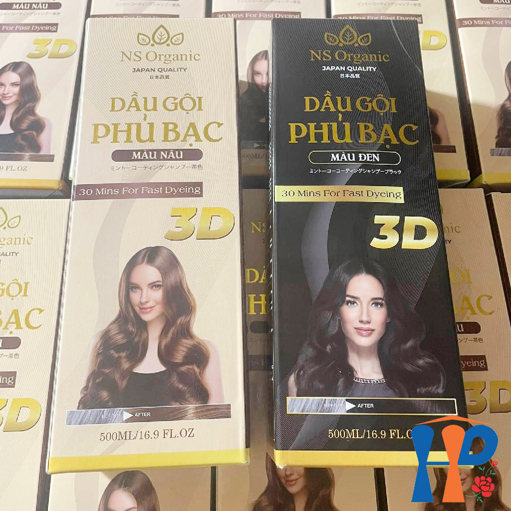 Dầu gội phủ bạc NS Organic 30 Mins For Fast Dyeing Hair Color 500ml