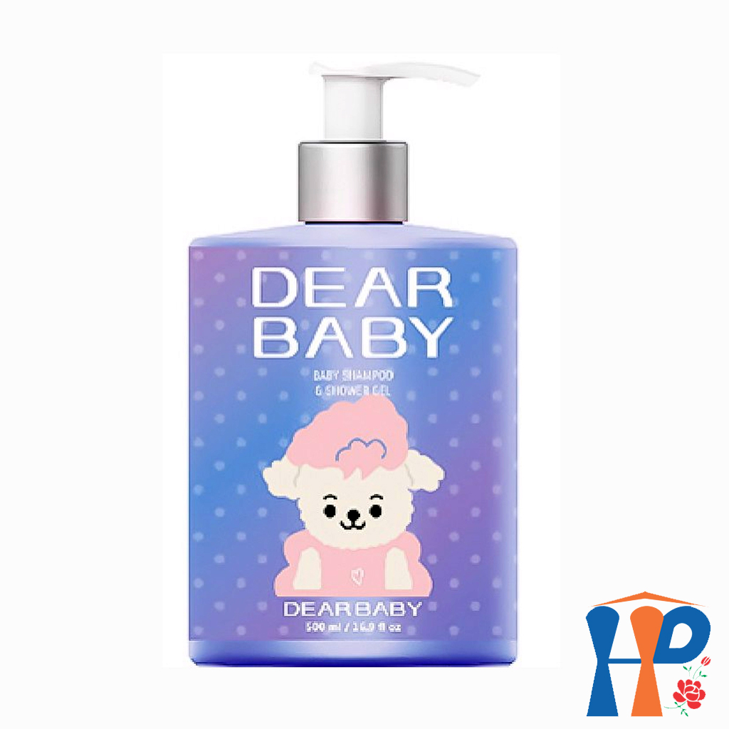 Dầu Tắm Gội Trẻ Em Dear Baby Shampoo & Shower Gel 500ml