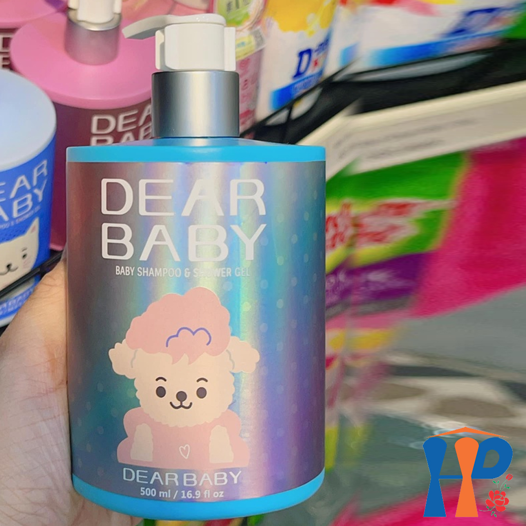 Dầu Tắm Gội Trẻ Em Dear Baby Shampoo & Shower Gel 500ml