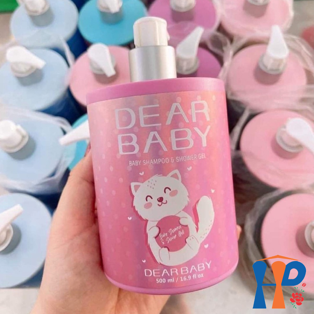 Dầu Tắm Gội Trẻ Em Dear Baby Shampoo & Shower Gel 500ml