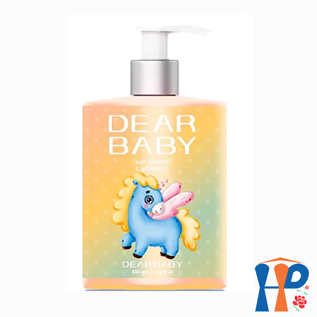 Dầu Tắm Gội Trẻ Em Dear Baby Shampoo & Shower Gel 500ml