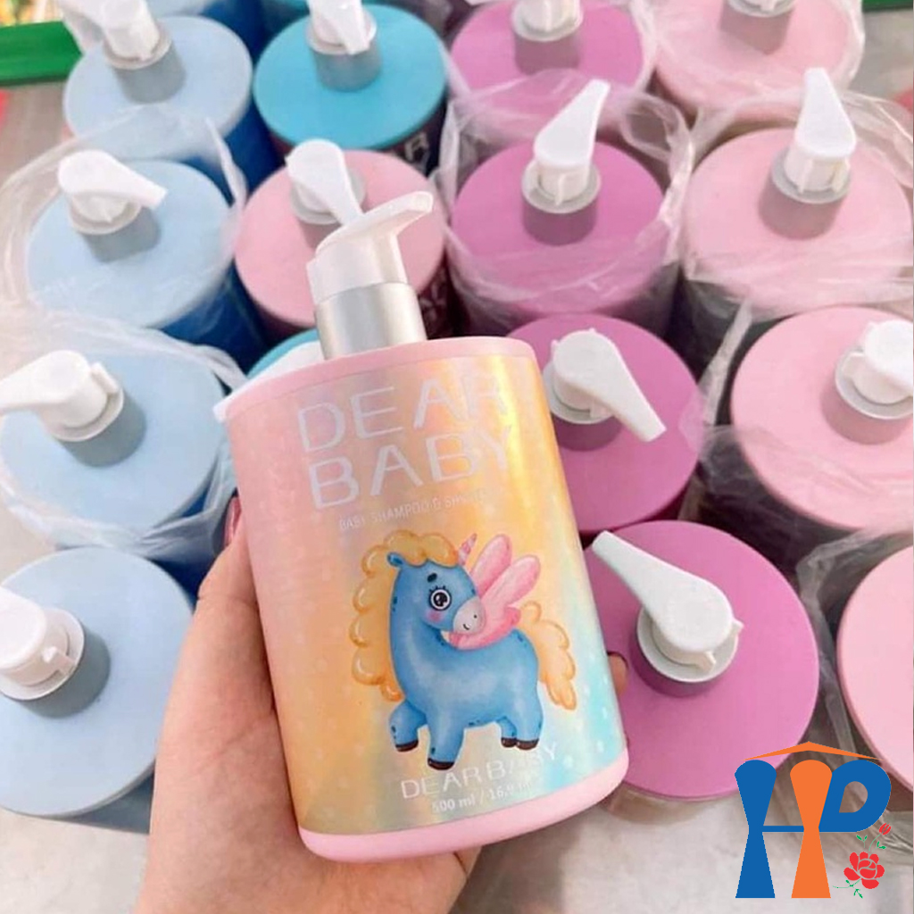 Dầu Tắm Gội Trẻ Em Dear Baby Shampoo & Shower Gel 500ml