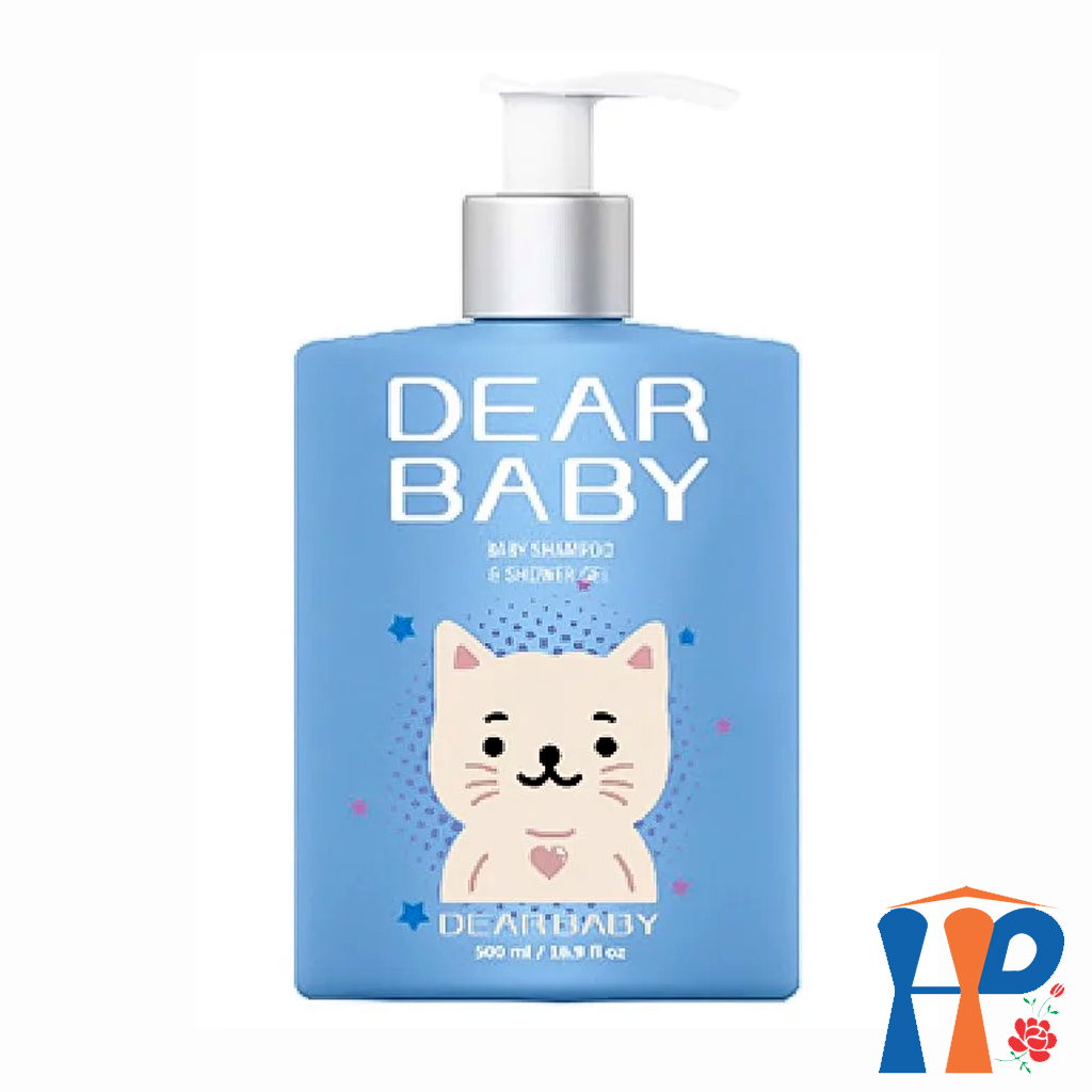 Dầu Tắm Gội Trẻ Em Dear Baby Shampoo & Shower Gel 500ml