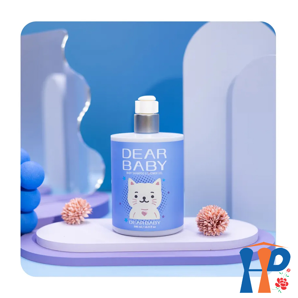 Dầu Tắm Gội Trẻ Em Dear Baby Shampoo & Shower Gel 500ml