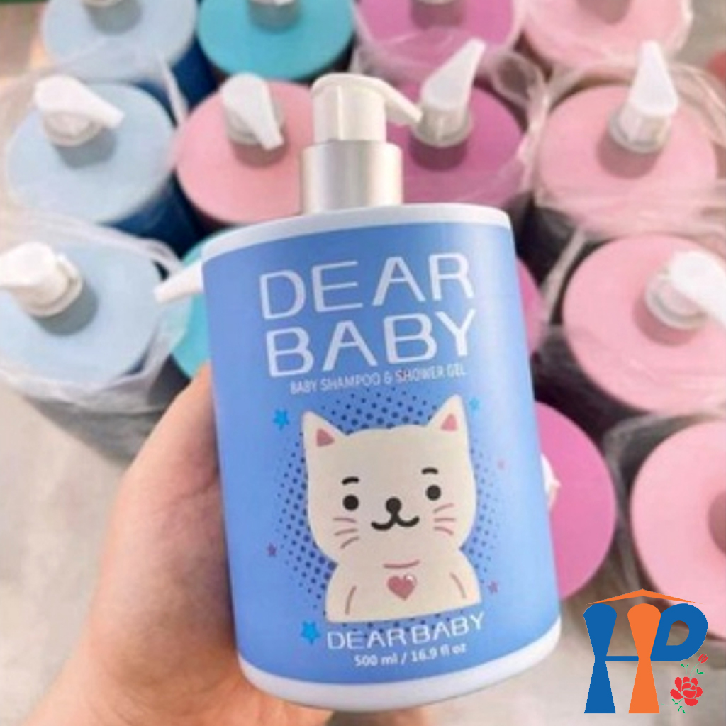 Dầu Tắm Gội Trẻ Em Dear Baby Shampoo & Shower Gel 500ml