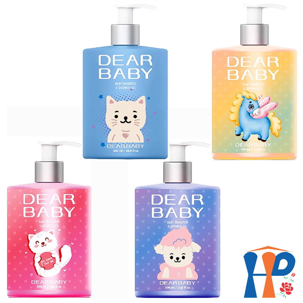 Dầu Tắm Gội Trẻ Em Dear Baby Shampoo & Shower Gel 500ml