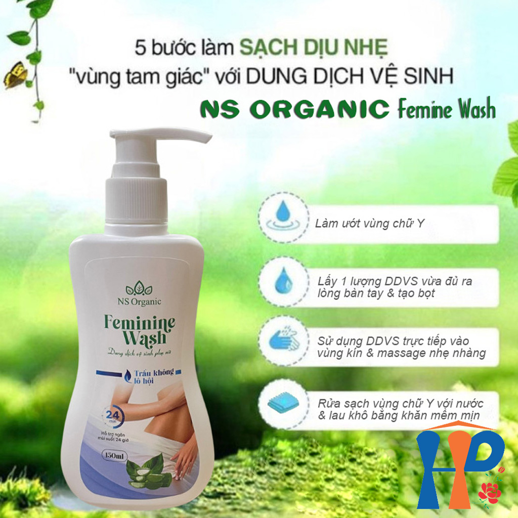 Dung dịch vệ sinh phụ nữ NS Organic Feminine Wash 150ml
