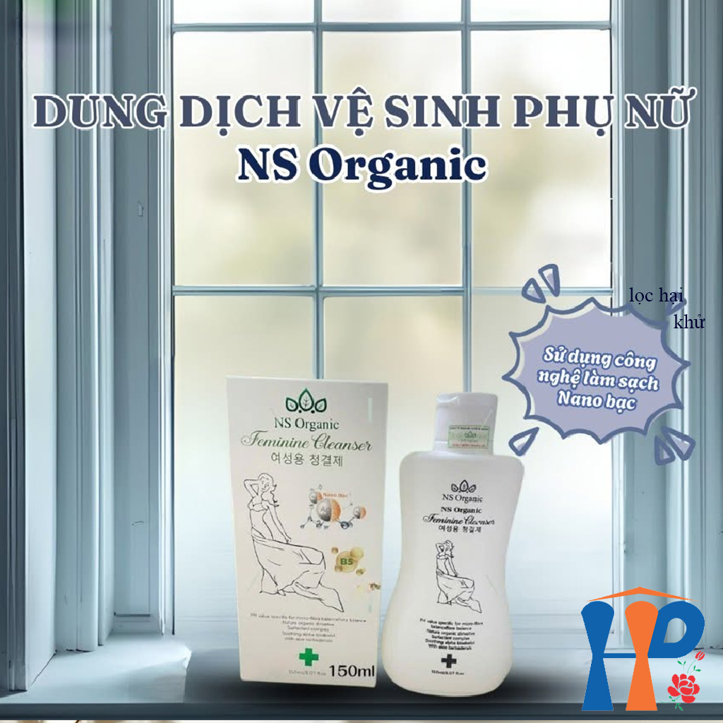 Dung dịch vệ sinh nano NS Organic Feminine Cleanser 150ml